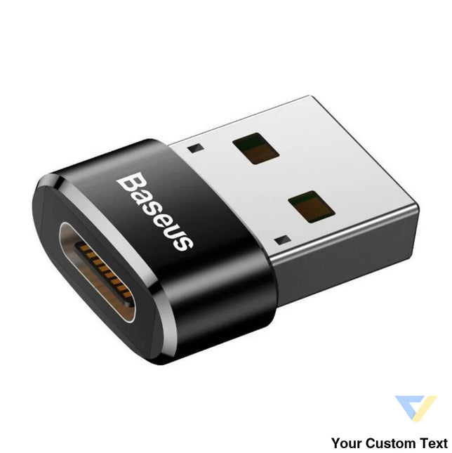 Baseus USB C to USB A adapter 3A (Black) Adapters connectors and converters