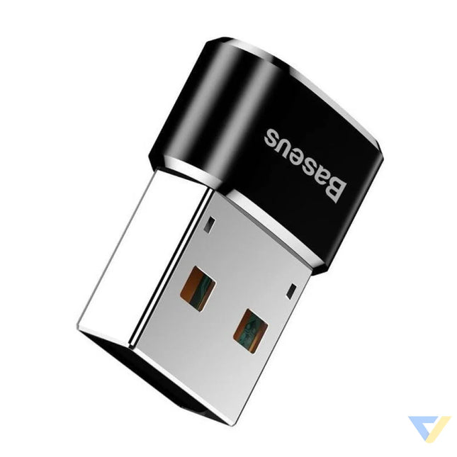 Baseus USB C to USB A adapter 3A (Black) Adapters connectors and converters