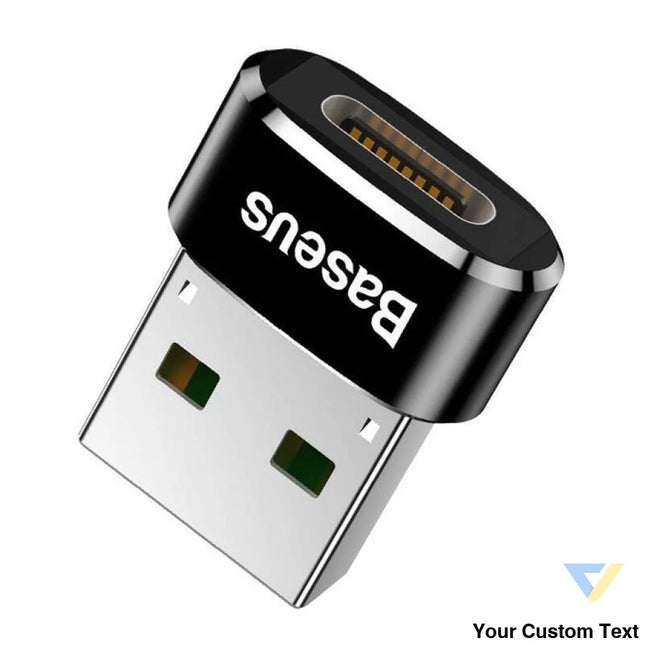 Baseus USB C to USB A adapter 3A (Black) Adapters connectors and converters