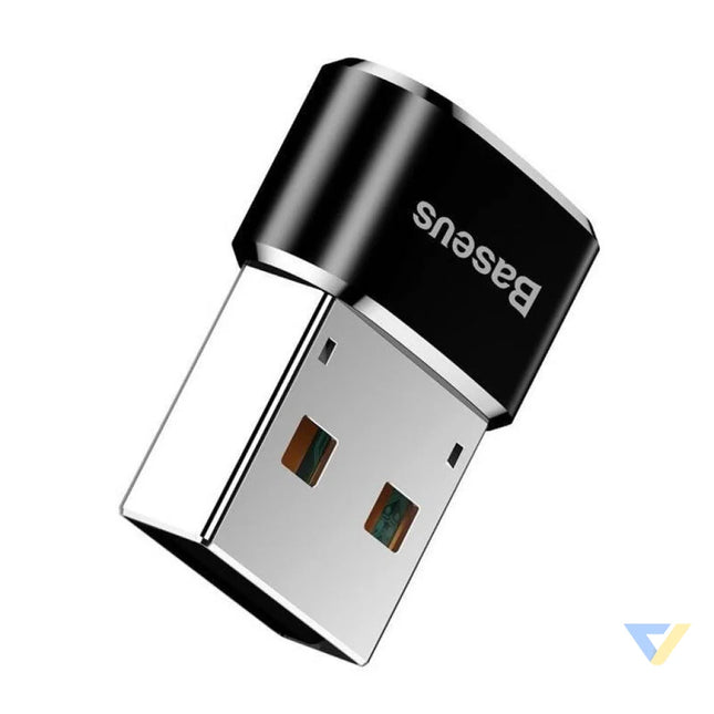Baseus USB C to USB A adapter 3A (Black) Adapters connectors and converters