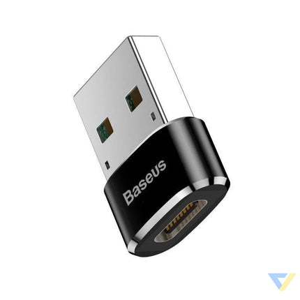 Baseus USB C to USB A adapter 3A (Black) Adapters connectors and converters