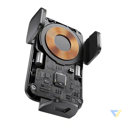 Baseus Wisdom Wireless Charging Air vent Electric Car Phone Holder (black) Phone holders