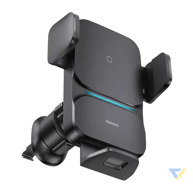 Baseus Wisdom Wireless Charging Air vent Electric Car Phone Holder (black) Phone holders