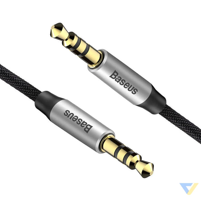 Baseus Yiven Audio Cable Cable 3.5 male Audio M30 1.5M Silver + Black Audio cables