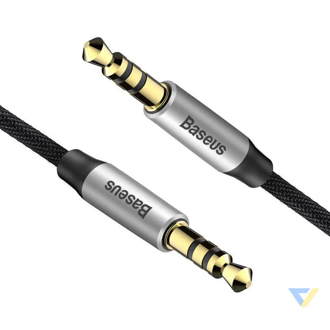 Baseus Yiven Audio Cable Cable 3.5 male Audio M30 1.5M Silver + Black Audio cables