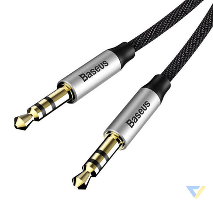 Baseus Yiven Audio Cable Cable 3.5 male Audio M30 1.5M Silver + Black Audio cables