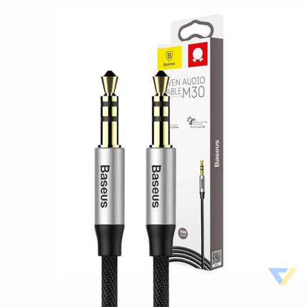 Baseus Yiven Audio Cable Cable 3.5 male Audio M30 1.5M Silver + Black Audio cables