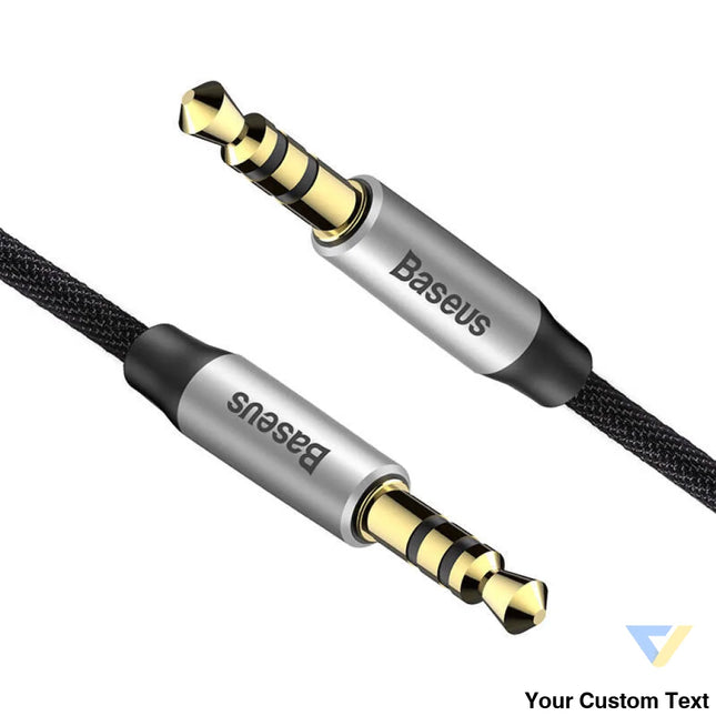 Baseus Yiven Audio Cable Cable 3.5 male Audio M30 1.5M Silver + Black Audio cables