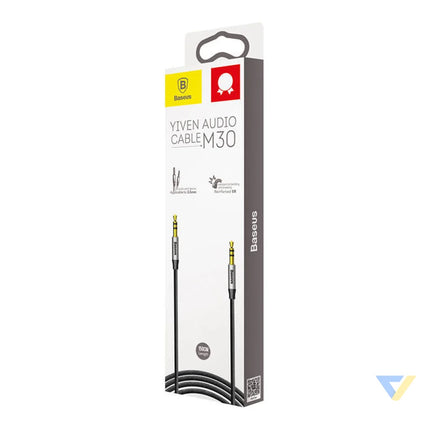 Baseus Yiven Audio Cable Cable 3.5 male Audio M30 1.5M Silver + Black Audio cables