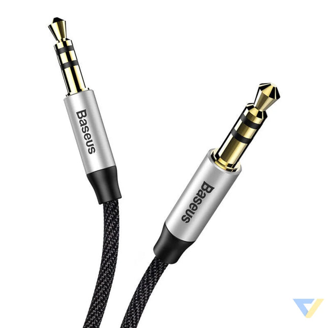 Baseus Yiven Audio Cable Cable 3.5 male Audio M30 1.5M Silver + Black Audio cables
