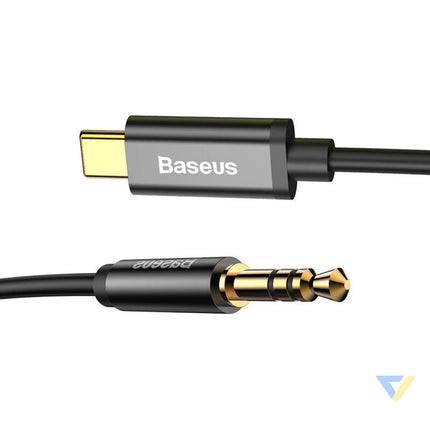 Baseus Yiven Audio cable USB C to mini jack 3,5mm 1.2m (Black) Audio cables