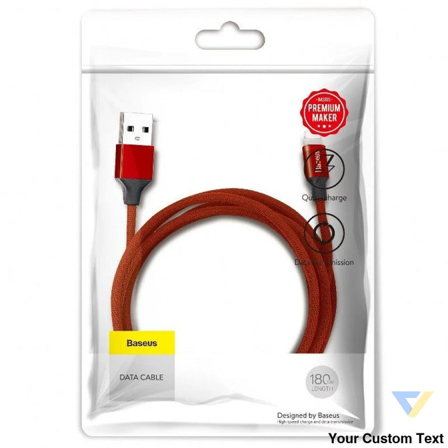 Baseus Yiven Lightning Cable 180 cm 2A (red) USB to Lightning