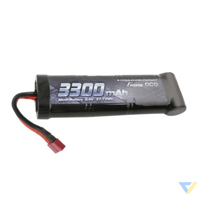Battery Gens Ace 3300mAh 8,4V NiMH Flat T Plug Lithium and NiMH