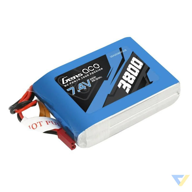 Battery Gens Ace 3800mAh 7.4V 1C 2S1P do Taranis Q X7 Lithium and NiMH