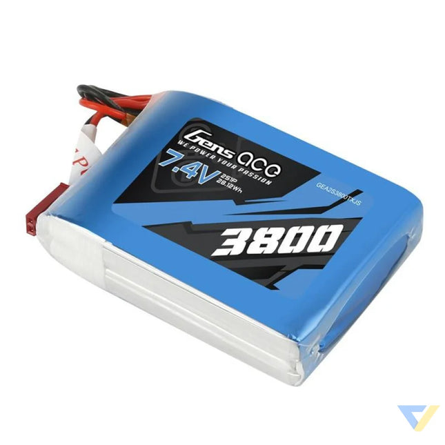 Battery Gens Ace 3800mAh 7.4V 1C 2S1P do Taranis Q X7 Lithium and NiMH
