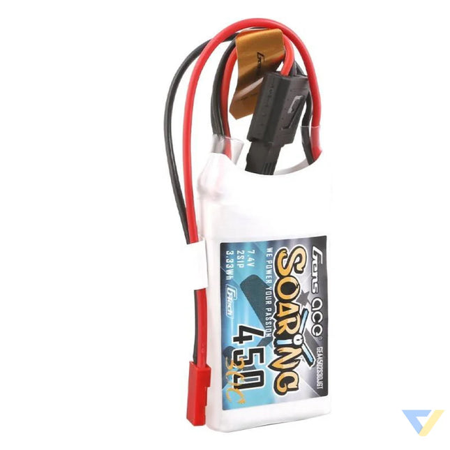 Battery Gens ace G Tech Soaring 450mAh 7,4V 30C 2S1P JST SYP Lithium and NiMH