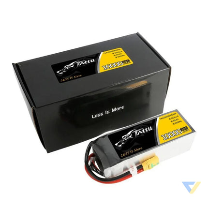 Battery Tattu 10000mAh 22.2V 30C 6S1P XT90 Anti spark Plug Lithium and NiMH