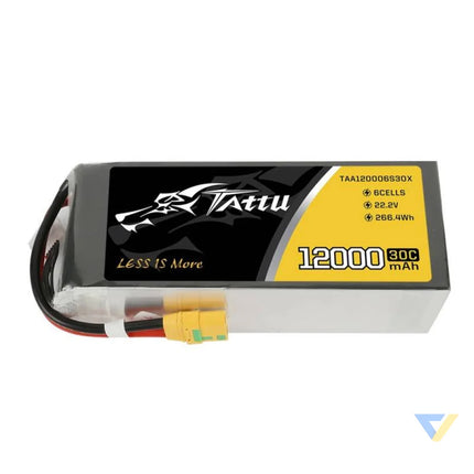 Battery Tattu 12000mAh 22.2V 30C 6S1P XT90 Lithium and NiMH