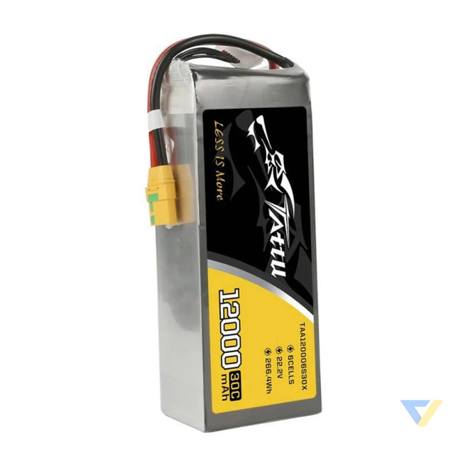 Battery Tattu 12000mAh 22.2V 30C 6S1P XT90 Lithium and NiMH