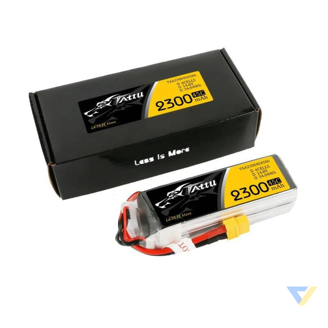 Battery Tattu 2300mAh 14,8V 75C 4S1P XT60 Lithium and NiMH