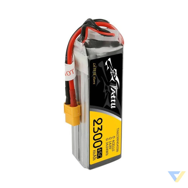 Battery Tattu 2300mAh 14,8V 75C 4S1P XT60 Lithium and NiMH