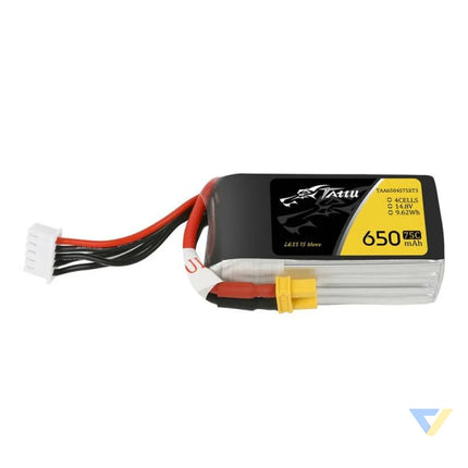 Battery Tattu 650mAh 14.8V 75C 4S1P XT30 Lithium and NiMH