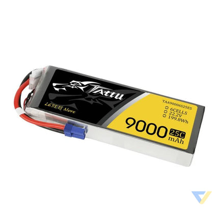 Battery Tattu 9000mAh 22,2V 25C 6S1P Lithium and NiMH