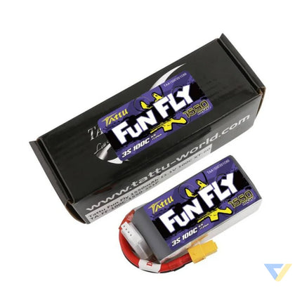 Battery Tattu Funfly 1550mAh 11,1V 100C 3S1P Lithium and NiMH