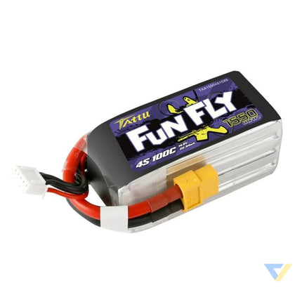 Battery Tattu Funfly 1550mAh 14,8V 100C 4S1P Lithium and NiMH