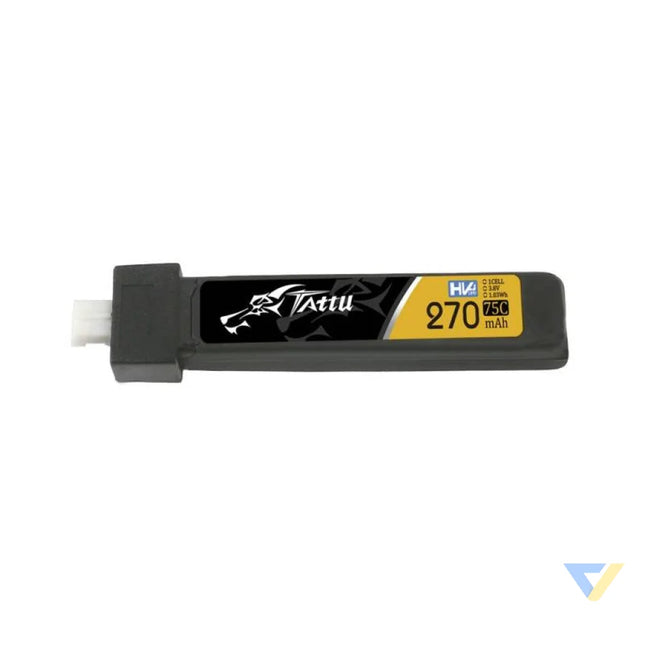 Battery Tattu LiPo 270mAh 3.8V 75C 1S1P JST PHR 2.0 (5pcs) Lithium and NiMH