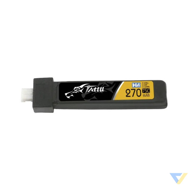 Battery Tattu LiPo 270mAh 3.8V 75C 1S1P JST PHR 2.0 (5pcs) Lithium and NiMH
