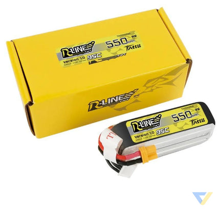 Battery Tattu R Line 550mAh 14.8V 95C 4S1P Lithium and NiMH