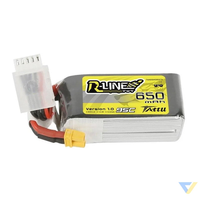 Battery Tattu R Line 650mAh 14,8V 95C 4S1P XT30 Lithium and NiMH