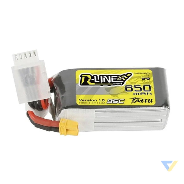 Battery Tattu R Line 650mAh 14,8V 95C 4S1P XT30 Lithium and NiMH