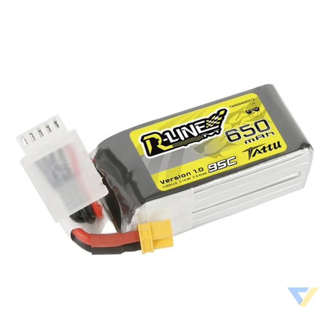 Battery Tattu R Line 650mAh 14,8V 95C 4S1P XT30 Lithium and NiMH