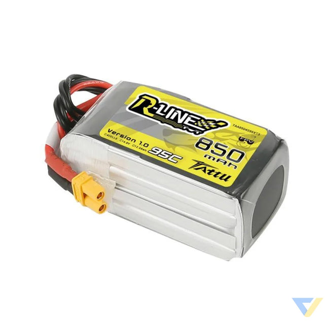 Battery Tattu R Line 850mAh 14.8V 95C 4S1P Lithium and NiMH