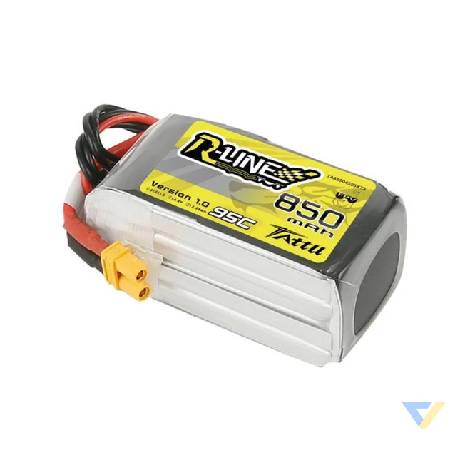 Battery Tattu R Line 850mAh 14.8V 95C 4S1P Lithium and NiMH
