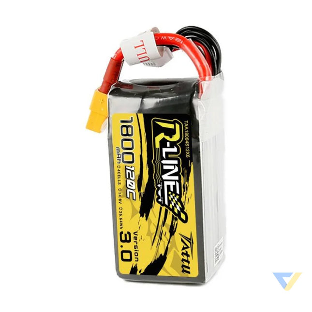 Battery Tattu R Line Version 3.0 1800mAh 14,8V 120C 4S1P XT60 Lithium and NiMH