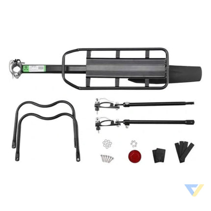 Bicycle Rear Rack with fender and reflector Rockbros HJ1008 1 (black) Parts and tools