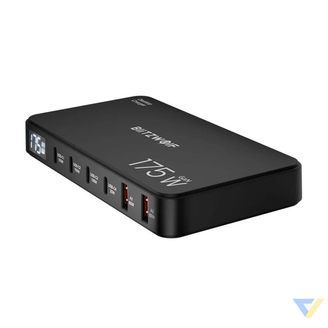 Blitzwolf BW-S30 6-in-1 Charging Station 4xUSB-C + 2xUSB 175W mains chargers