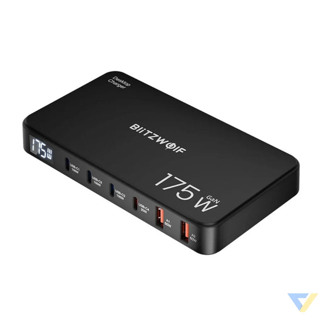 Blitzwolf BW-S30 6-in-1 Charging Station 4xUSB-C + 2xUSB 175W mains chargers