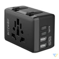 Blitzwolf BW-TA1 4-in-1 Travel Adapter 2xUSB + C + PD 20W Adapters connectors and converters