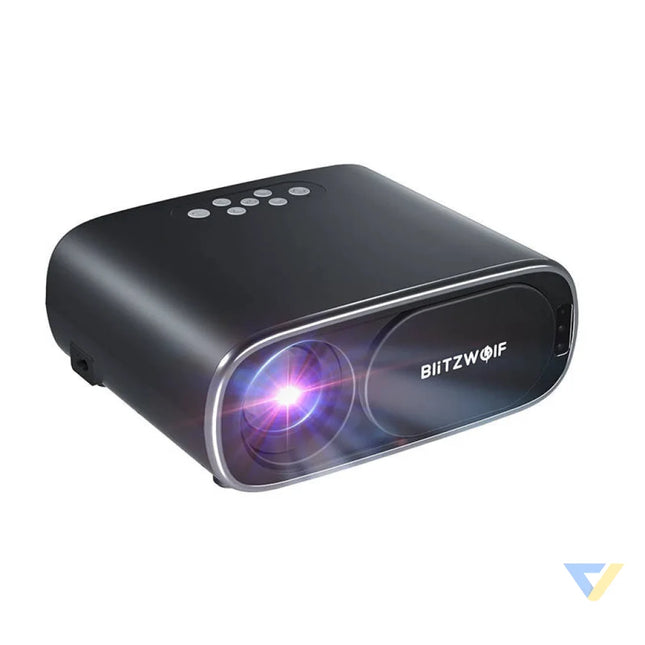 BlitzWolf BW V4 1080p LED beamer / projector Wi Fi + Bluetooth (black) Projectors