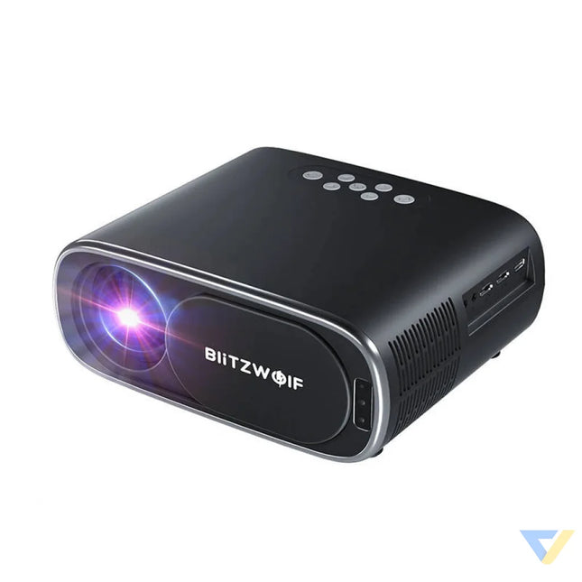 BlitzWolf BW V4 1080p LED beamer / projector Wi Fi + Bluetooth (black) Projectors