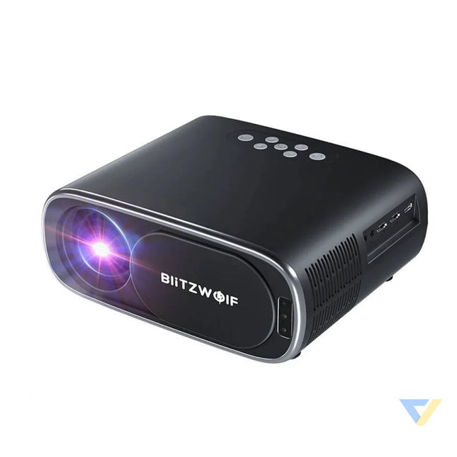 BlitzWolf BW V4 1080p LED beamer / projector Wi Fi + Bluetooth (black) Projectors