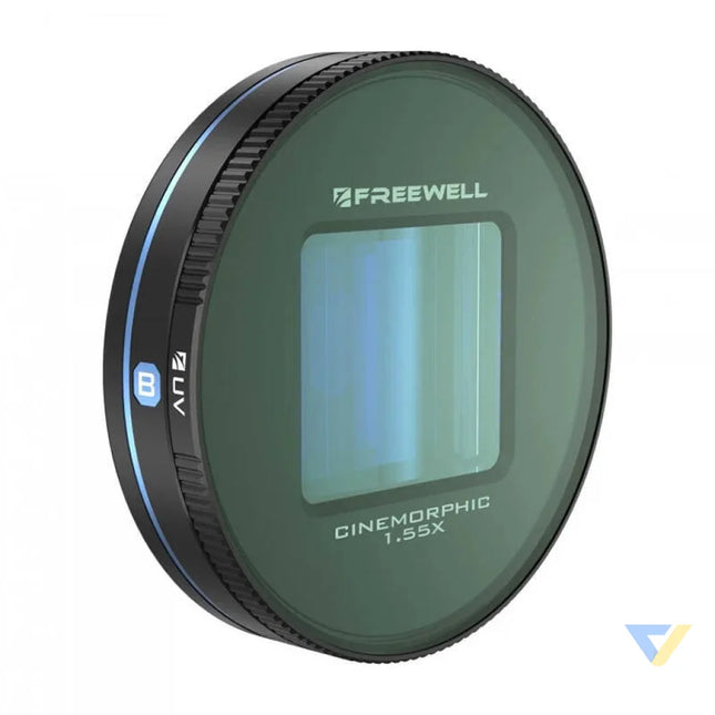 Blue Anamorphic Lens 1.55x Freewell for Galaxy and Sherp For smartphones