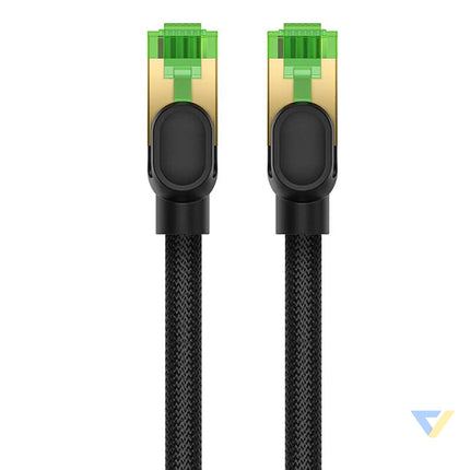 Braided network cable cat.8 Baseus Ethernet RJ45 40Gbps 8m (black) Network cables