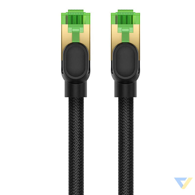 Braided network cable cat.8 Baseus Ethernet RJ45 40Gbps 8m (black) Network cables