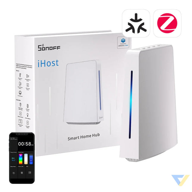 Bramka iHost Hub WiFi ZigBee Bluetooth Matter SONOFF AIBridge 2GB LAN Smart Hubs
