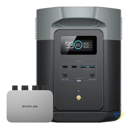 Bundle EcoFlow Delta 2 Max + microinverter PowerStream 800W Power stations